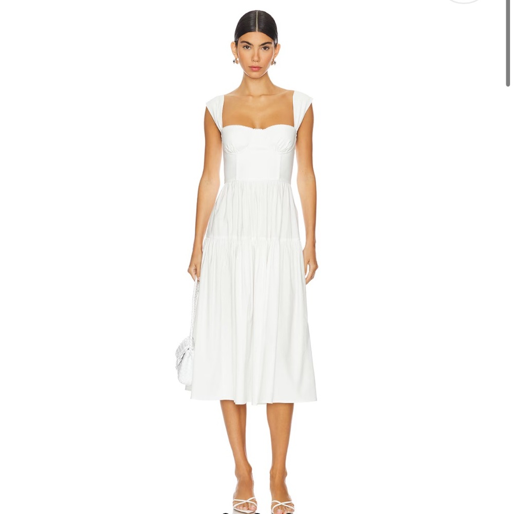 WEWOREWHAT White Bustier Dress 0 NWT - Picture 3 of 5